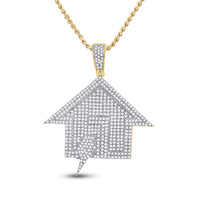 Load image into Gallery viewer, 1 1/4CT-DIA P1P2 MENS HOUSE CHARM
