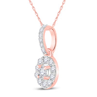 Load image into Gallery viewer, 1/5CT-DIA CN MICRO-PAVE FASHION ROUND PENDANT
