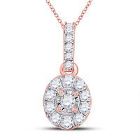 Load image into Gallery viewer, 1/5CT-DIA CN MICRO-PAVE FASHION ROUND PENDANT
