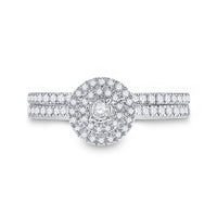 Load image into Gallery viewer, 1/3CT-DIA CN MICRO-PAVE BRIDAL SET
