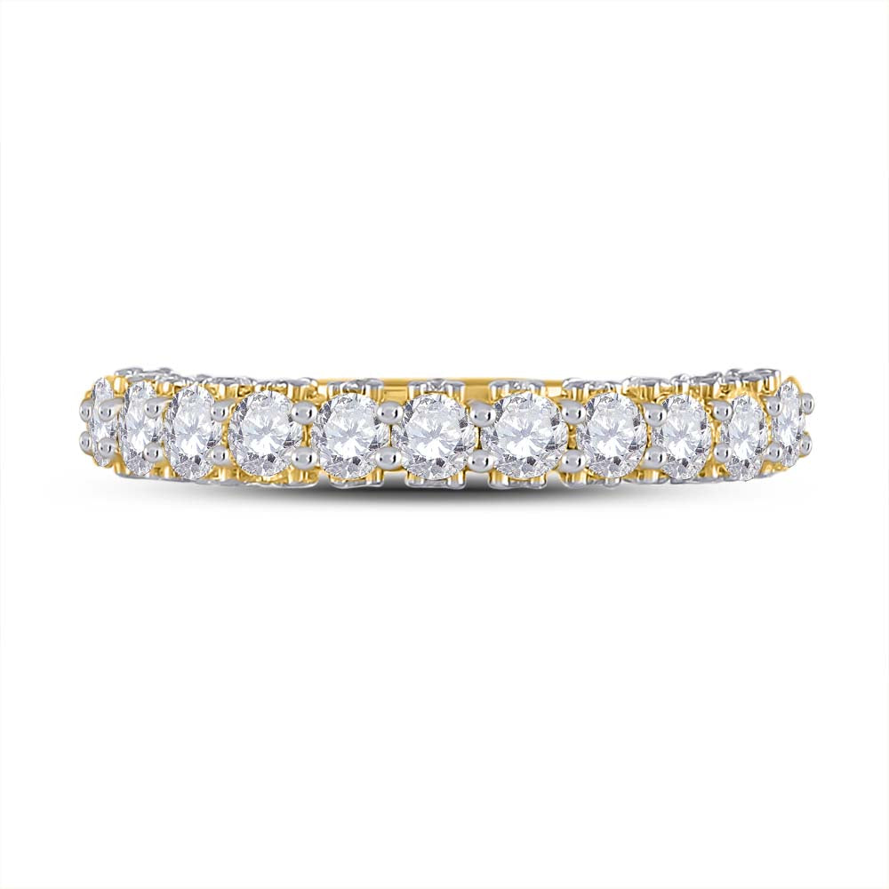 1 5/8CTW-DIA FASHION HIGH LADIES WEDDING BAND