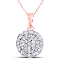 Load image into Gallery viewer, 1/3CTW-DIA CN FASHION CIRCLE PENDANT

