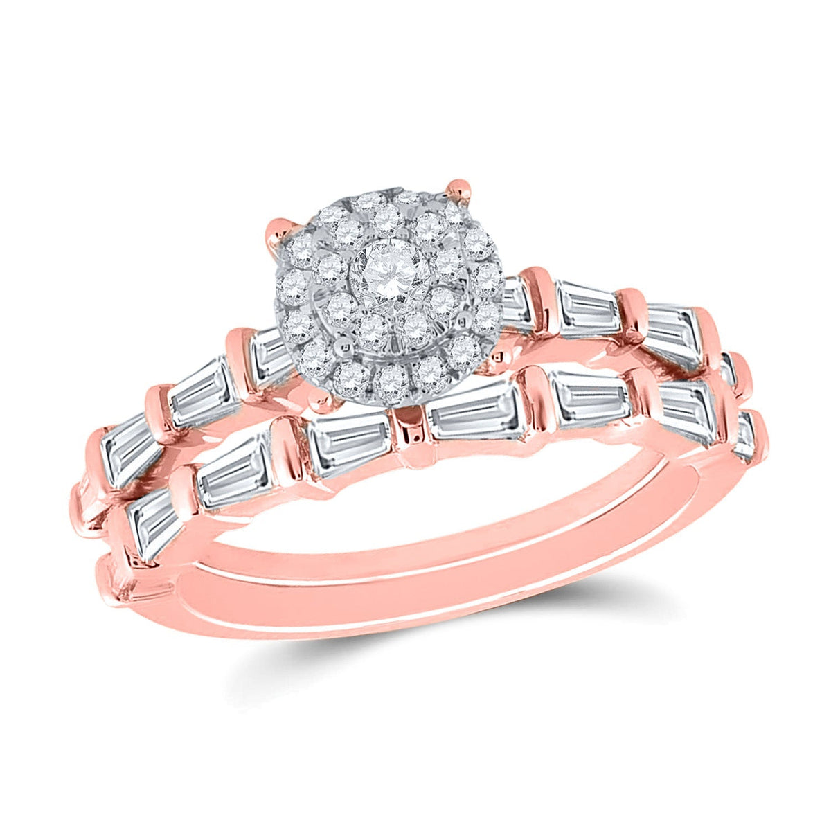 1 CTW-DIA BRIDAL SET