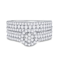 Load image into Gallery viewer, 1 3/8CT-DIA NK LADIES BRIDAL SET
