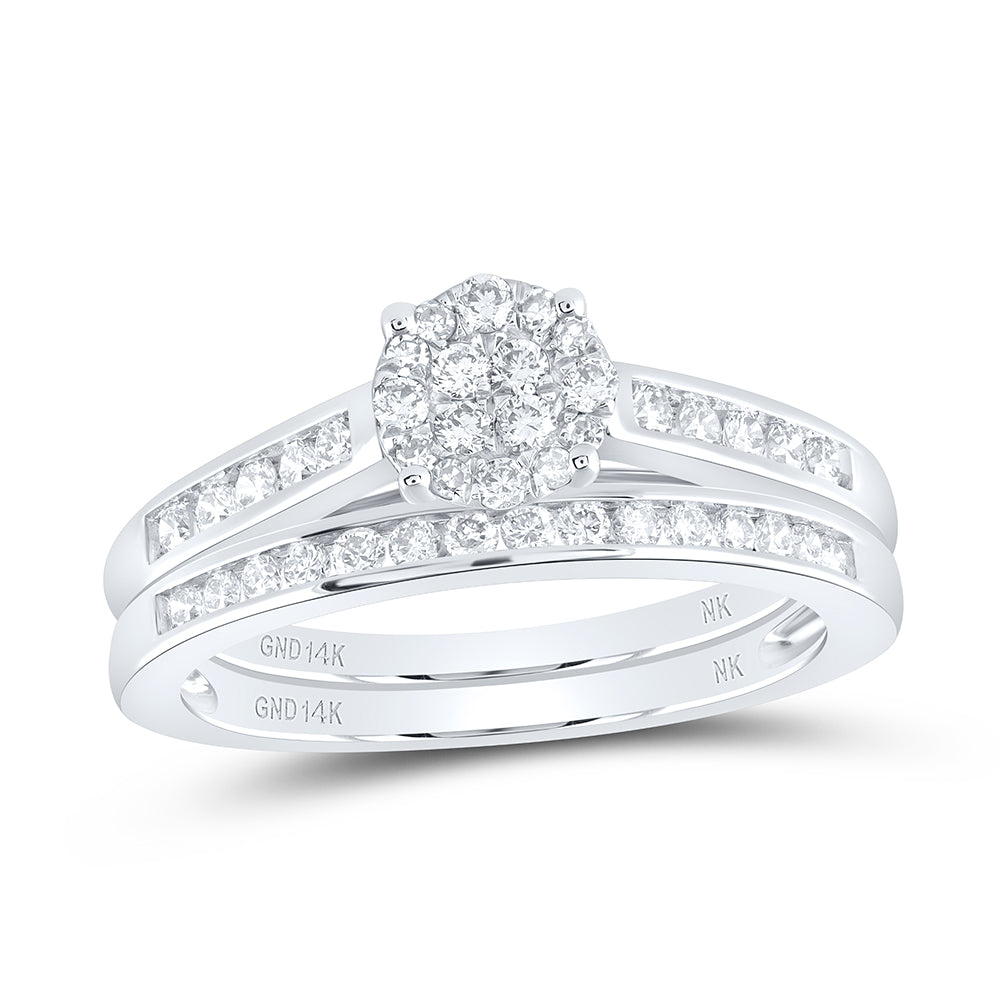 1/2CT-DIA NK LADIES BRIDAL SET