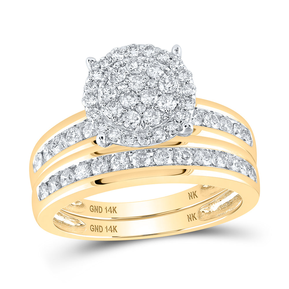 1 1/2CT-DIA NK LADIES HIGH TRIO SET
