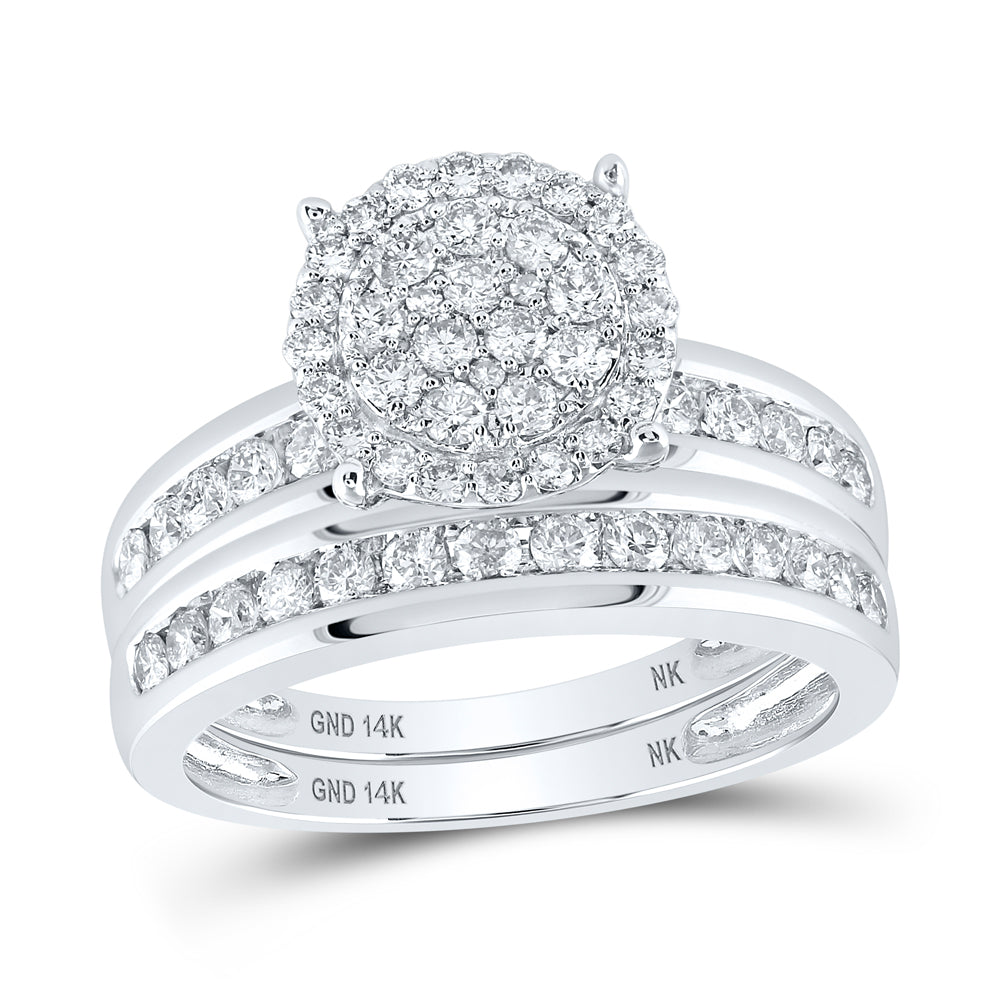 1 1/2CT-DIA NK LADIES HIGH TRIO  SET