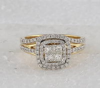 Load image into Gallery viewer, 1 CT-DIA CN BRIDAL SET
