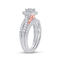 Load image into Gallery viewer, 1 CT-DIA ANA M 1/3CT-CPR BELLISSIMO BRIDAL SET
