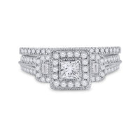 Load image into Gallery viewer, 1 CT-DIA ANA M 1/3CT-CPR BELLISSIMO BRIDAL SET
