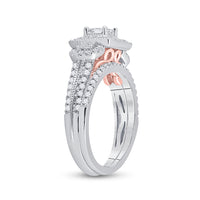 Load image into Gallery viewer, 1 CT-DIA ANA M 1/3CT-CPR BELLISSIMO BRIDAL SET
