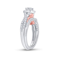 Load image into Gallery viewer, 1 CT-DIA ANA M 1/3CT-CRD BELLISSIMO BRIDAL SET
