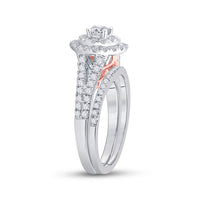 Load image into Gallery viewer, 1 CT-DIA ANA M 1/4CT-CRD BELLISSIMO BRIDAL SET
