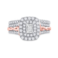 Load image into Gallery viewer, 1 CT-DIA ANA M 1/3CT-CEME BRIDAL SET
