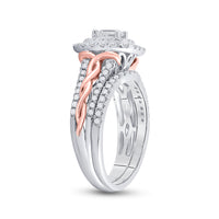 Load image into Gallery viewer, 1 CT-DIA ANA M 1/3CT-CEME BRIDAL SET
