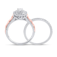 Load image into Gallery viewer, 1 CT-DIA ANA M 1/3CT-CEME BRIDAL SET

