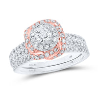 Load image into Gallery viewer, 1 CT-DIA ANA M 1/3CT-CRD BRIDAL SET
