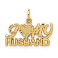 Load image into Gallery viewer, 14k I (Heart) MY HUSBAND Charm
