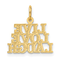 Load image into Gallery viewer, 14K Talking - LIVE LOVE LAUGH Charm
