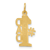 Load image into Gallery viewer, 14k #1 DAD Charm
