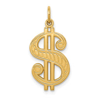 Load image into Gallery viewer, 14k Dollar Sign Charm
