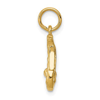 Load image into Gallery viewer, 14k 3-D Saxophone Charm
