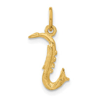 Load image into Gallery viewer, 14k 3-D Saxophone Charm
