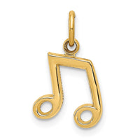 Load image into Gallery viewer, 14K Musical Notes Charm
