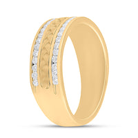 Load image into Gallery viewer, 1/2CT-DIA CN ACCUSET MENS BAND
