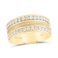 Load image into Gallery viewer, 1 CT-DIA CN ACCUSET MENS BAND
