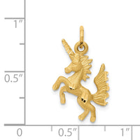 Load image into Gallery viewer, 14k Dancing Unicorn Charm
