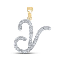 Load image into Gallery viewer, 1/6CT-DIA P3 GIFT INITIAL &quot;Y&quot; PENDANT
