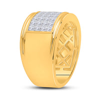 Load image into Gallery viewer, 2 5/8 CT-DIA CN INVISIBLE FASHION MENS BAND
