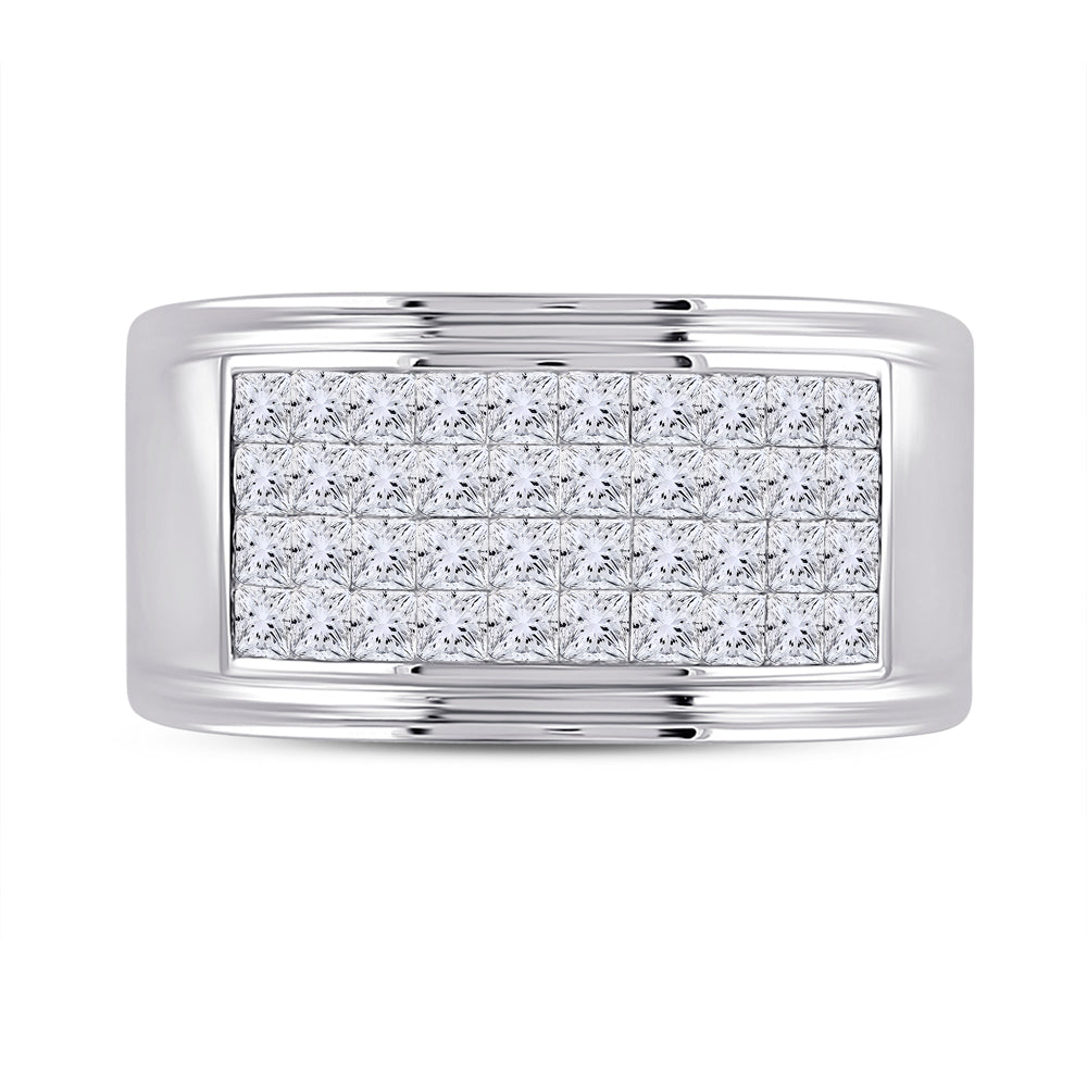 2 5/8 CT-DIA CN INVISIBLE FASHION MENS BAND