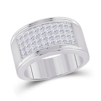 Load image into Gallery viewer, 2 5/8 CT-DIA CN INVISIBLE FASHION MENS BAND
