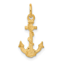 Load image into Gallery viewer, 14k Anchor Charm
