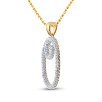 Load image into Gallery viewer, 1/5CT-DIA P3 GIFT INITIAL &quot;O&quot; PENDENT
