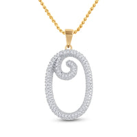 Load image into Gallery viewer, 1/5CT-DIA P3 GIFT INITIAL &quot;O&quot; PENDENT

