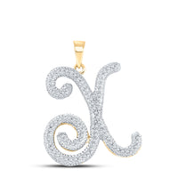 Load image into Gallery viewer, 1/4CT-DIA P3 GIFT INITIAL &quot;X&quot; PENDENT

