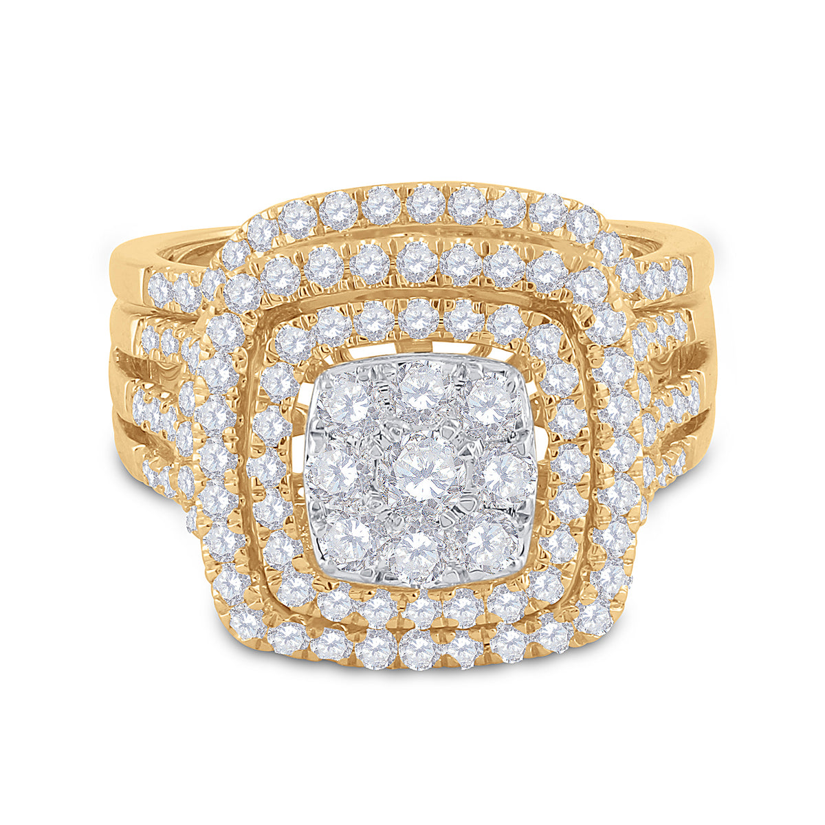 1 1/2CT-DIA ANA M BRIDAL SET
