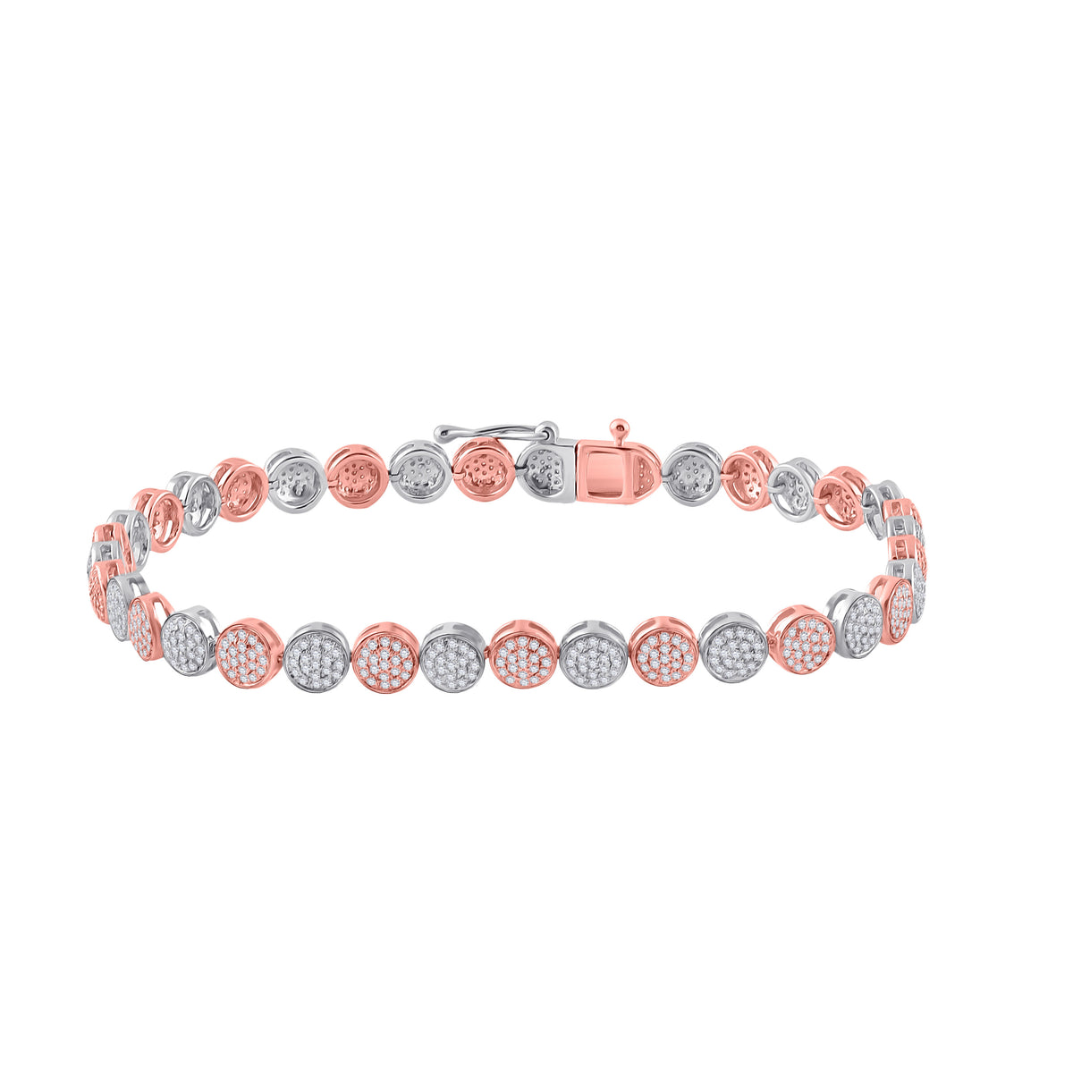 1 1/2CT-DIA CN FASHION BRACELET(7 INCH)