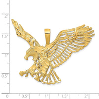 Load image into Gallery viewer, 14k Large Eagle Charm
