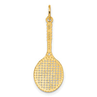 Load image into Gallery viewer, 14k Tennis Racquet Charm
