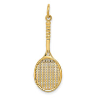 Load image into Gallery viewer, 14k Tennis Racquet Charm
