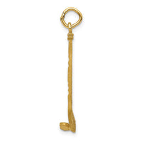 Load image into Gallery viewer, 14k Satin D/C Hockey Stick Charm
