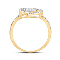 Load image into Gallery viewer, 1/5CTW-DIA P1P2 HEART RING
