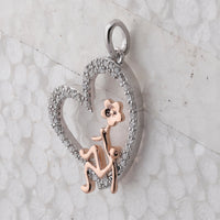 Load image into Gallery viewer, 1/5CT-DIA CN HEART PENDANT
