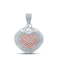 Load image into Gallery viewer, 1 1/5CT-DIA HEART PENDANT
