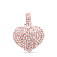 Load image into Gallery viewer, 1/2CTW-DIA P1P2 HEART  PENDANT
