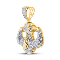 Load image into Gallery viewer, 1 1/3CTW-DIA P1P2 MONEY BAG PENDANT
